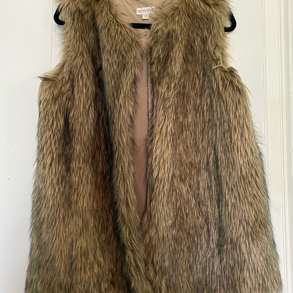 Merona Faux Fur Vest